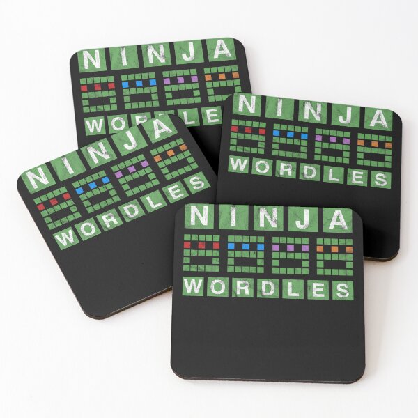 Item preview, Ninja Wordles - A Daily Word Game Online Puzzle Trending Funny Wordle Design designed and sold by MarioShirtWorld.
