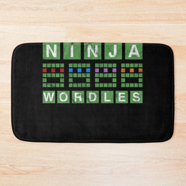 Item preview, Ninja Wordles - A Daily Word Game Online Puzzle Trending Funny Wordle Design designed and sold by MarioShirtWorld.