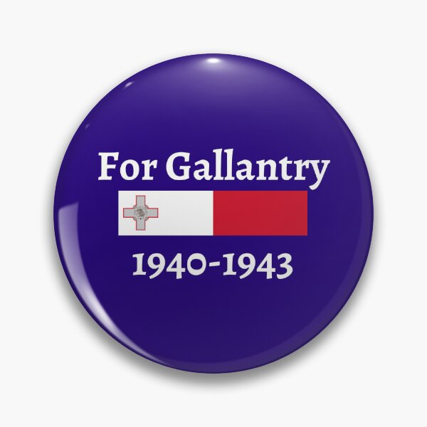 Item preview, For Gallantry Patriotic Malta Rememberance  designed and sold by Nostalgia Exclusive Malta.
