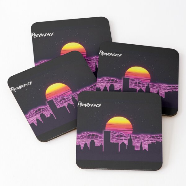Item preview, Providence Skyline Neon Nights designed and sold by DFerraz.