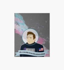 Johnny Cashtronaut Art Board