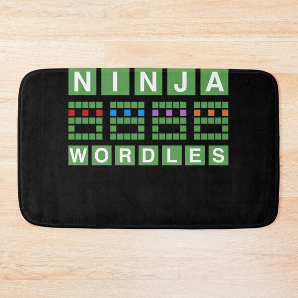 Item preview, Funny Ninja Wordles designed and sold by MarioShirtWorld.