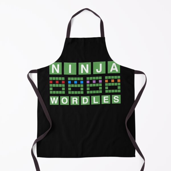 Item preview, Funny Ninja Wordles designed and sold by MarioShirtWorld.