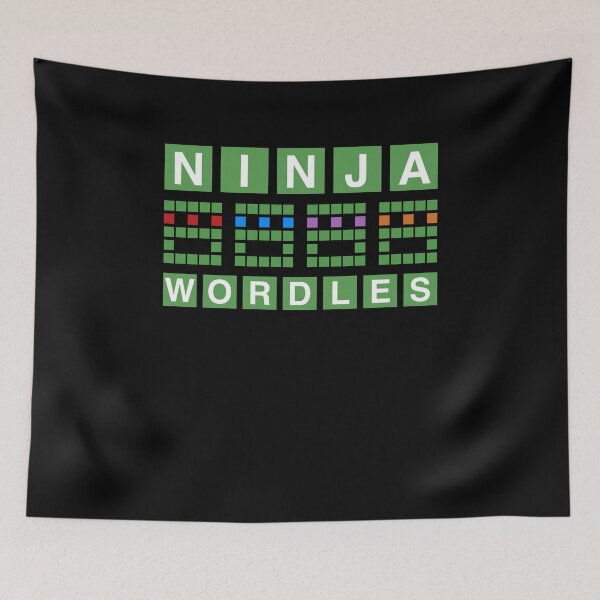 Item preview, Funny Ninja Wordles designed and sold by MarioShirtWorld.
