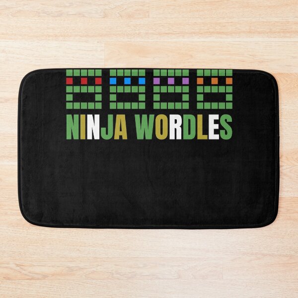 Item preview, WORDLE I Funny Ninja Wordles  designed and sold by MarioShirtWorld.