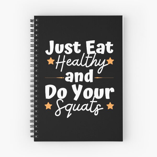 Item preview, Just Eat Healthyt And Do Your Squats designed and sold by PrintaMaria.