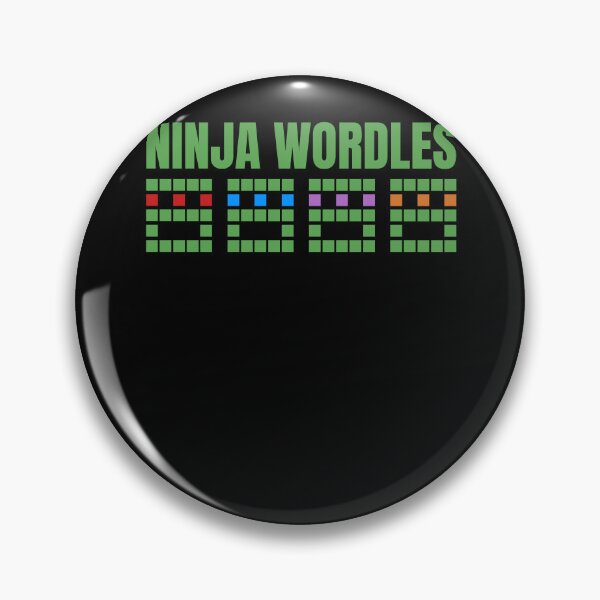 Item preview, Funny WORDLE Design I Hilarious Ninja Wordle designed and sold by MarioShirtWorld.