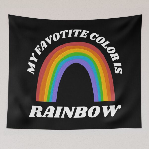 Item preview, My Favorite Color Is Rainbow designed and sold by BronikowskiART.