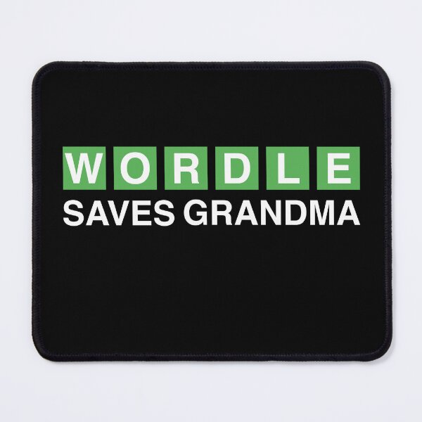 Item preview, WORDLE Saves Grandma designed and sold by MarioShirtWorld.