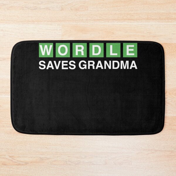 Item preview, WORDLE Saves Grandma designed and sold by MarioShirtWorld.