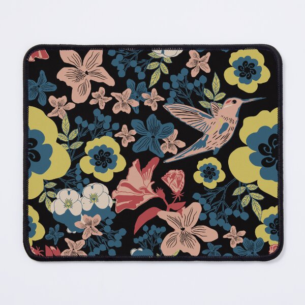 Item preview, In the Garden With The Birds - Colorful Retro Floral Pattern Art - Pop Art Vintage Floral Wallpaper, Background FlowerPattern Art designed and sold by MrGiftee.