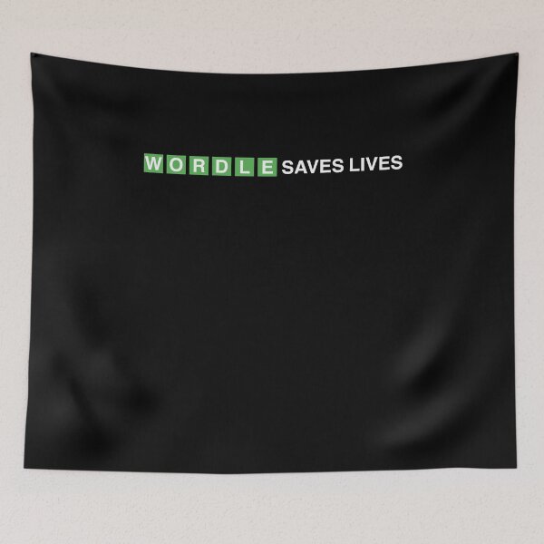 Item preview, Wordle Saves Lives designed and sold by MarioShirtWorld.