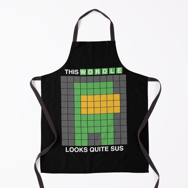 Item preview, This Wordle Looks Quite Sus I Funny Video Game Wordle designed and sold by MarioShirtWorld.
