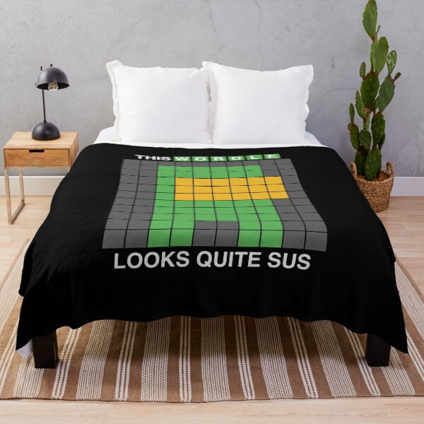 Item preview, This Wordle Looks Quite Sus I Funny Video Game Wordle designed and sold by MarioShirtWorld.