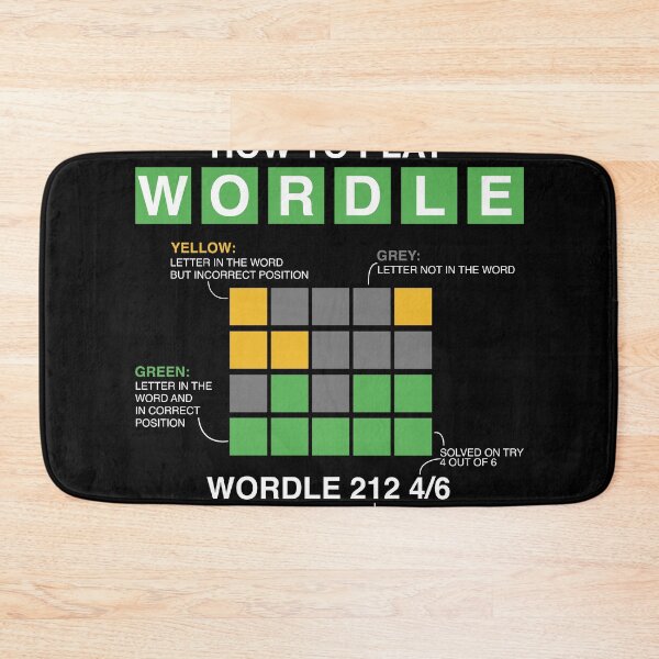 Item preview, How To WORDLE - Wordle Instructions Funny Wordle Manual designed and sold by MarioShirtWorld.