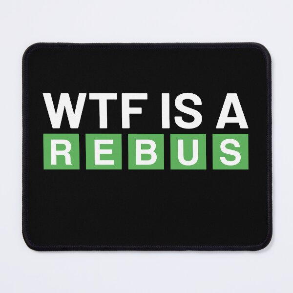 Item preview, WTF Is A Rebus I Funny WORDLE designed and sold by MarioShirtWorld.