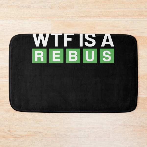 Item preview, WTF Is A Rebus I Funny WORDLE designed and sold by MarioShirtWorld.