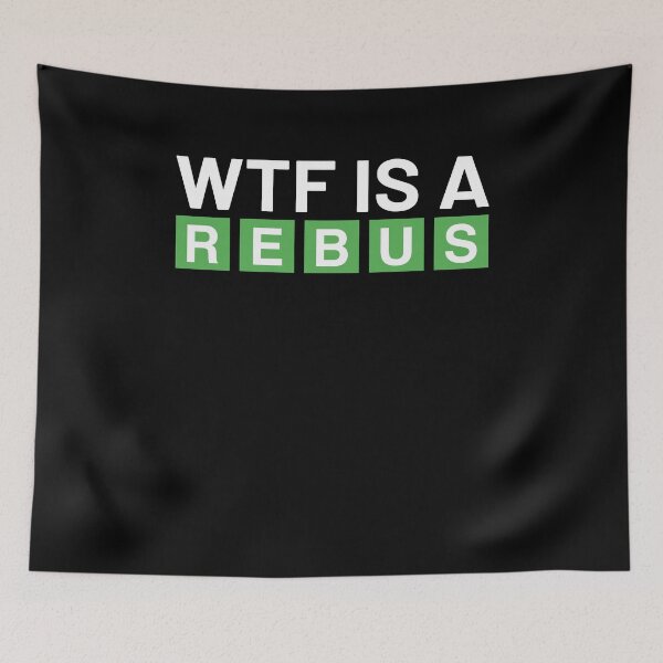 Item preview, WTF Is A Rebus I Funny WORDLE designed and sold by MarioShirtWorld.