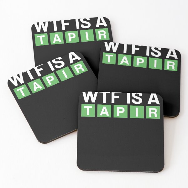 Item preview, WTF Is A Tapir I Funny WORDLE designed and sold by MarioShirtWorld.