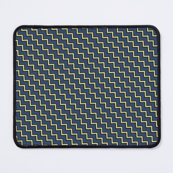 Item preview, Blue yellow ZigZag pattern design designed and sold by TheWalnut.