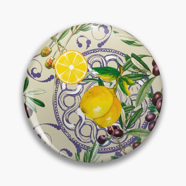 Item preview, Mediterranean,Tuscan style,lemons,citrus,olives pattern  designed and sold by MariaMarinova.
