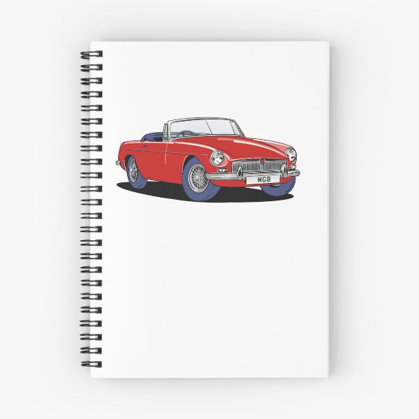 Item preview, MGB vintage car in red designed and sold by Webazoot Industries - Car Art.