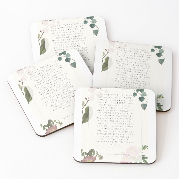 Item preview, St John Chrysostom Marriage Quotes designed and sold by One-In-Essence.