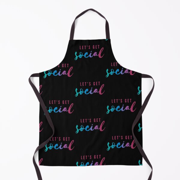 Item preview, Let's Get Social | Funny Social Work Pun  designed and sold by Cardinal Designs.