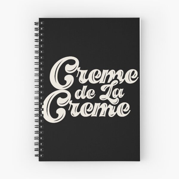 Item preview, Creme De La Creme, Funny Typography Quote, Groovy Aesthetic text designed and sold by Quotesigner.