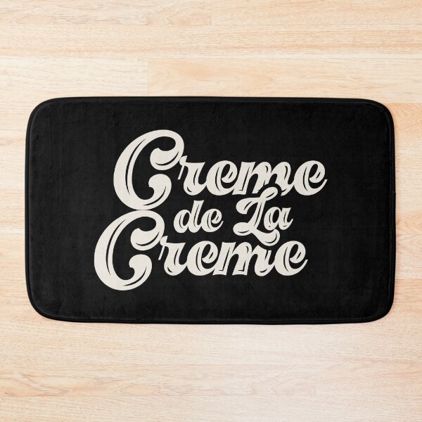 Item preview, Creme De La Creme, Funny Typography Quote, Groovy Aesthetic text designed and sold by Quotesigner.
