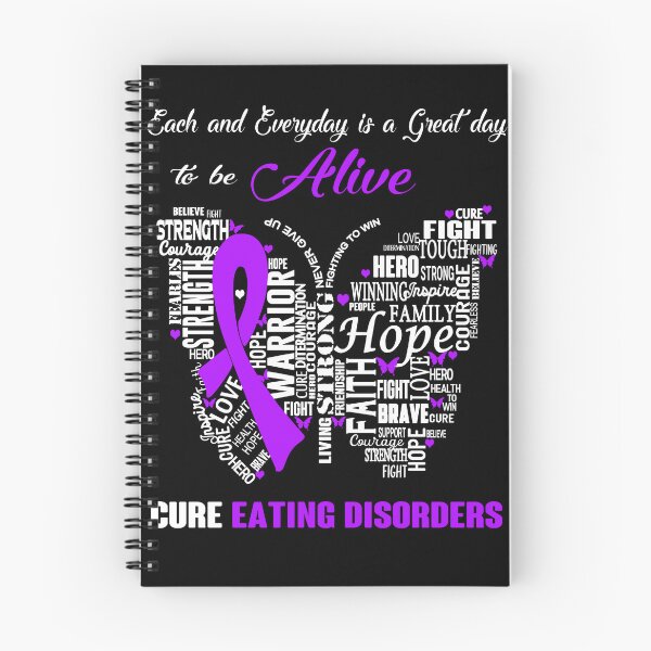 Item preview, Butterfly Ribbon Cure Eating disorders Awareness designed and sold by Tadmab.