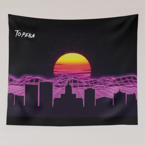 Item preview, Topeka Skyline Neon Nights designed and sold by DFerraz.