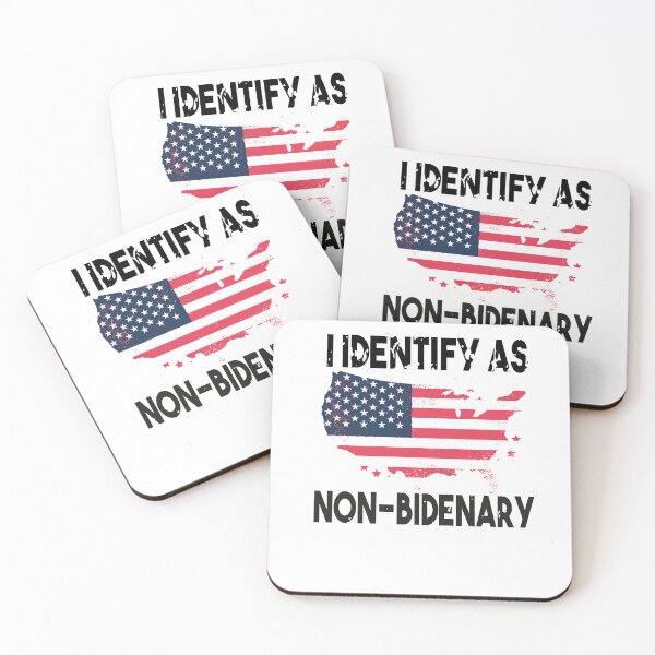 Item preview, I Identify As Non Bidenary designed and sold by Heddar Badreddine.