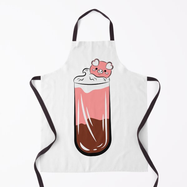 Item preview, Kawaii chocolate strawberry Milkshake with Pig topper designed and sold by Scopestor.