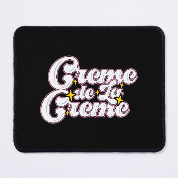 Item preview, Creme De La Creme, Funny Typography Quote, Groovy Aesthetic text designed and sold by Quotesigner.
