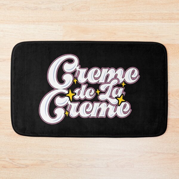 Item preview, Creme De La Creme, Funny Typography Quote, Groovy Aesthetic text designed and sold by Quotesigner.