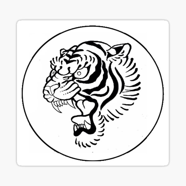 Japanese Tattoo Tiger Stickers for Sale | Redbubble Japanese Tattoo Tiger Stickers for Sale | Redbubble