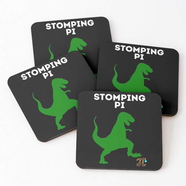 Item preview, Pi Day T-Rex Stomping Pi designed and sold by MacAndMoose.