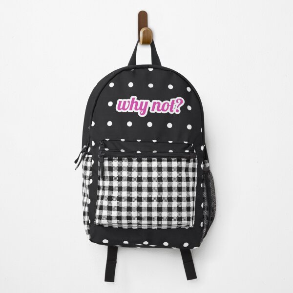 Item preview, Backpack with patterns, Why Not? designed and sold by smoothwizz.
