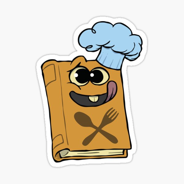 Kiss the Cookbook Sticker