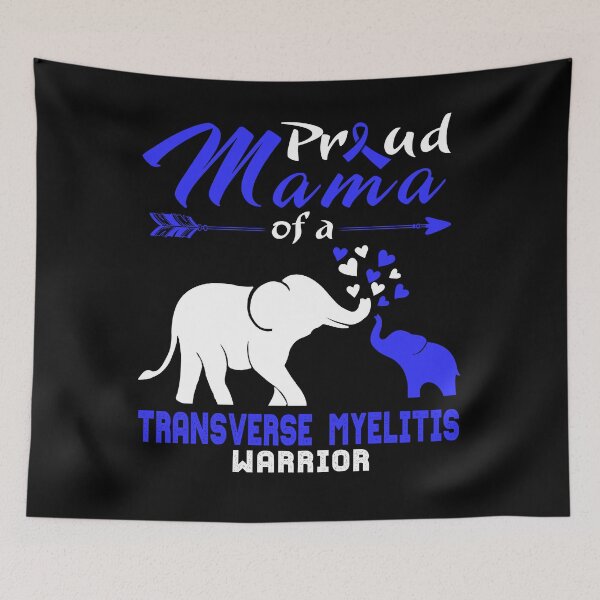 Item preview, Proud Mama Of A Transverse Myelitis Warrior designed and sold by heppenp.