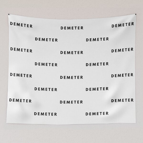 Item preview, Demeter Greek Mythology Olympian Goddess Black Typography designed and sold by OnyxMoonDesigns.