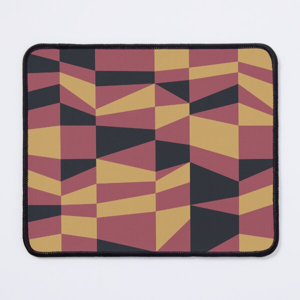 Item preview, Scandinabian color blocks in mustard Marsala and black designed and sold by Lubo Lubenov.