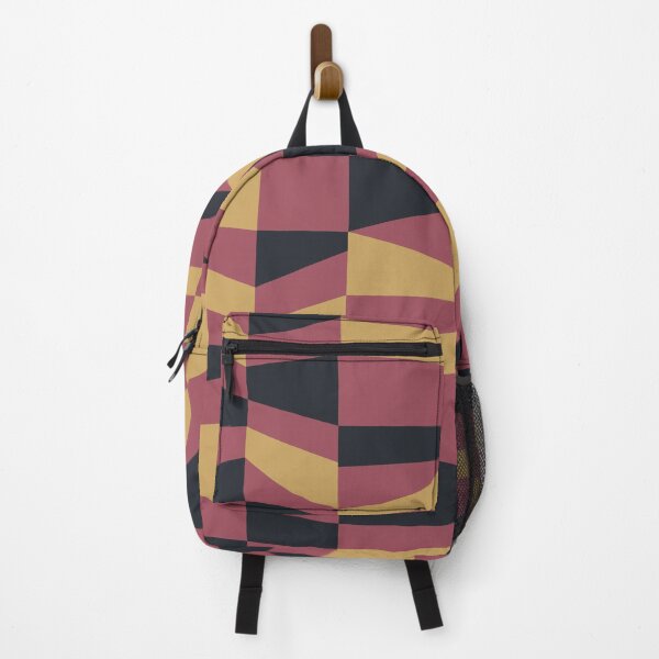 Item preview, Scandinabian color blocks in mustard Marsala and black designed and sold by Lubo Lubenov.