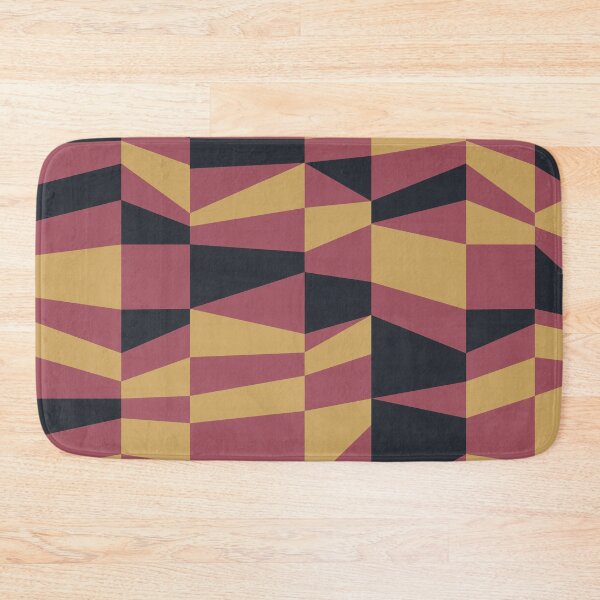 Item preview, Scandinabian color blocks in mustard Marsala and black designed and sold by Lubo Lubenov.