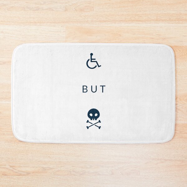Item preview, Disabled but Deadly Minimalist Design designed and sold by YogaZesty.