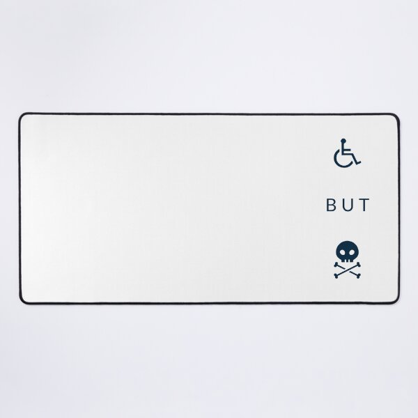 Item preview, Disabled but Deadly Minimalist Design designed and sold by YogaZesty.