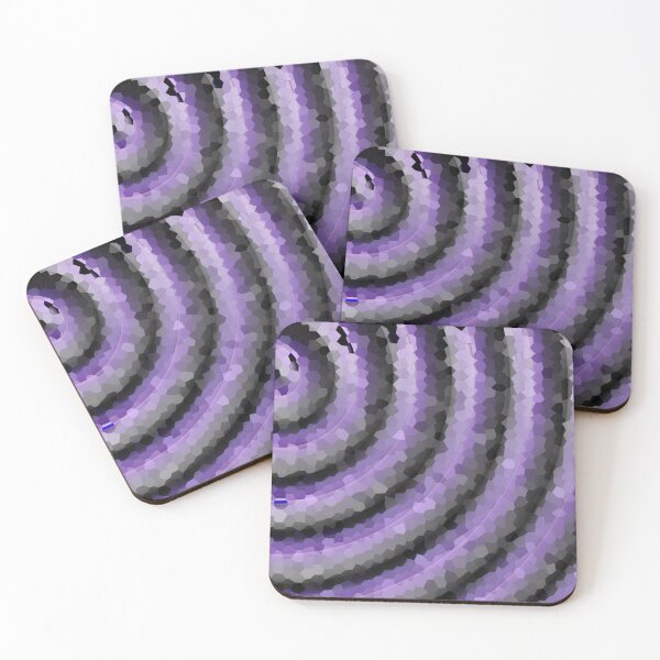 Item preview, Purple mosaic spiral design designed and sold by LittleCountess.