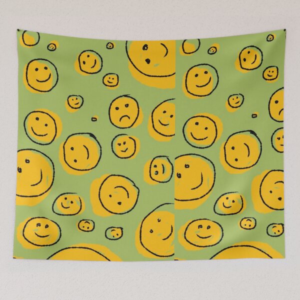 Item preview, yellow happy and sad smiley designed and sold by NSdesigns55.