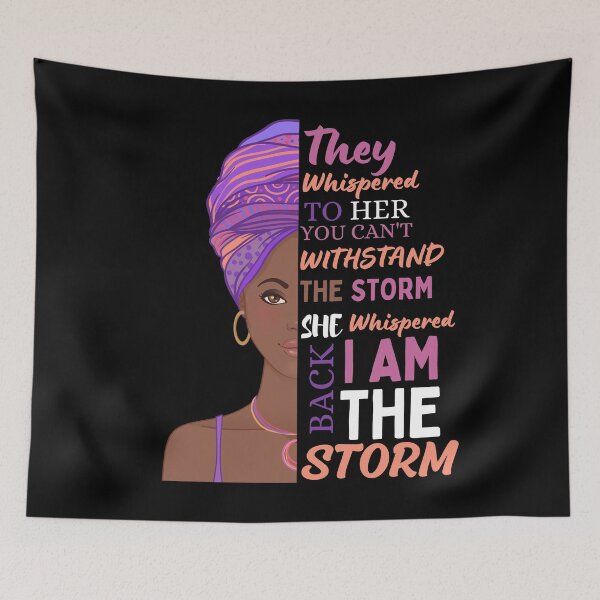 Item preview, She Whispered Back I Am The Storm designed and sold by LaceRenee.